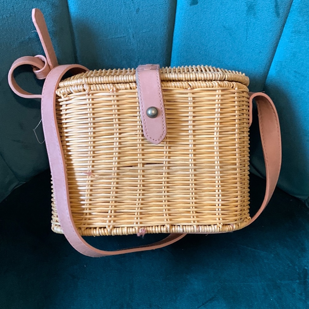 Cottage Core Wicker Purse